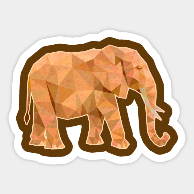 Elephant Lowpoly Sticker by tsign703